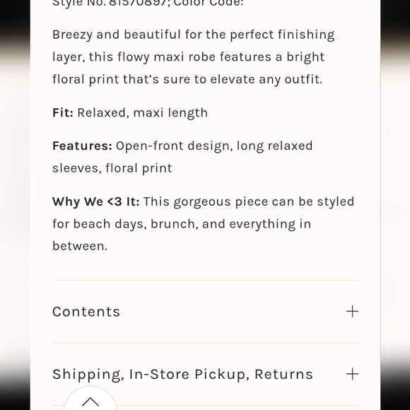 Free People Green Floral Maxi Kimono/Robe In Jungle Combo - Picture 13 of 15